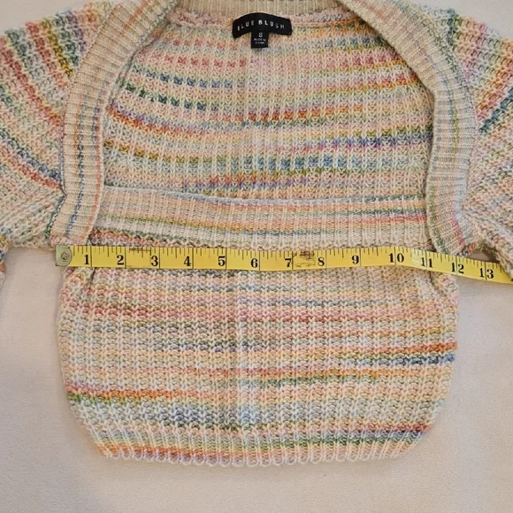 Blue Blush Pastel Knit Women's Sweater - Picture 5 of 7